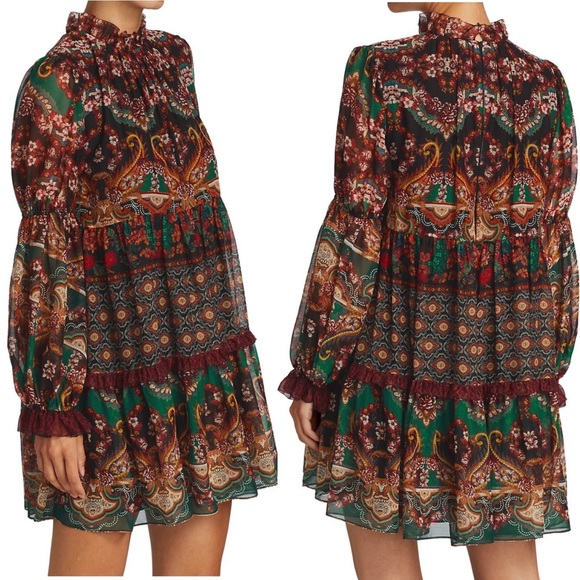 🌺SOLD🌺 Alice + Olivia Marella Paisley Dress, NWT - Picture 6 of 9